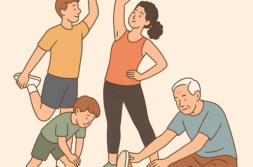 La importancia de los estiramientos en todas las edades y sus consecuencias