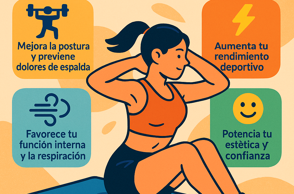 La importancia de trabajar la zona abdominal 💪😊